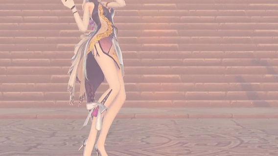 【MMD弱音】桃花旗袍 弱音姐姐穿旗袍真好看